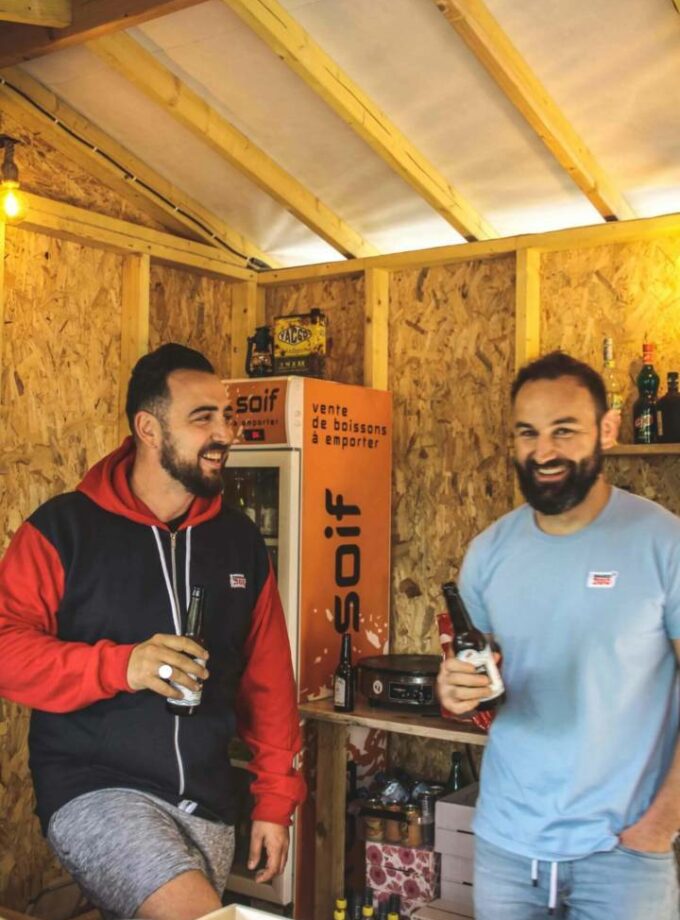 Sweat zippé manches couleur Homme