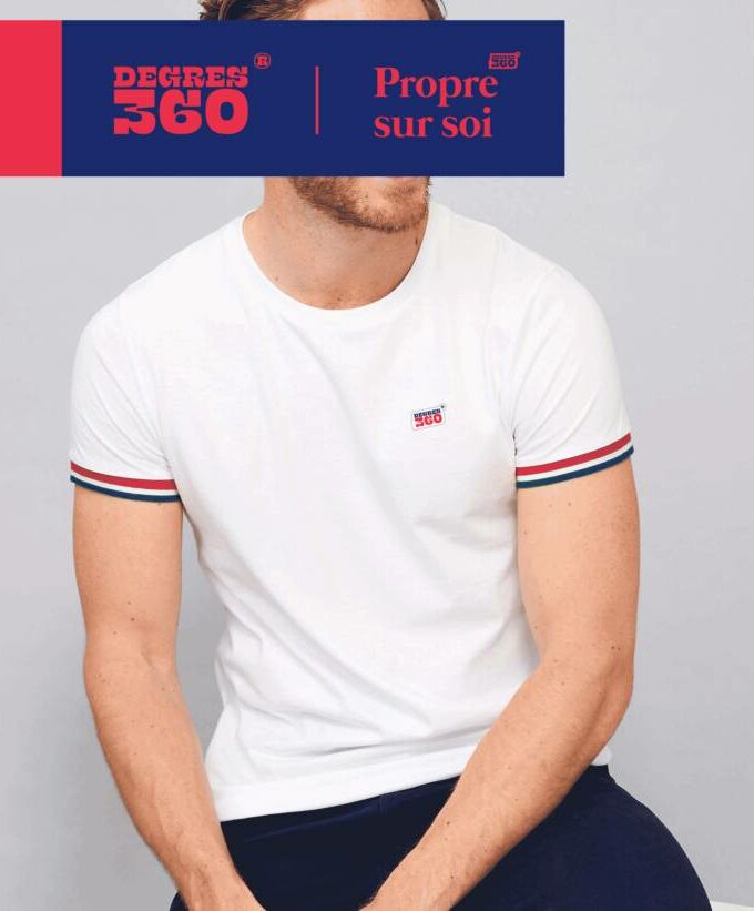 T-Shirt manche couleurs Homme