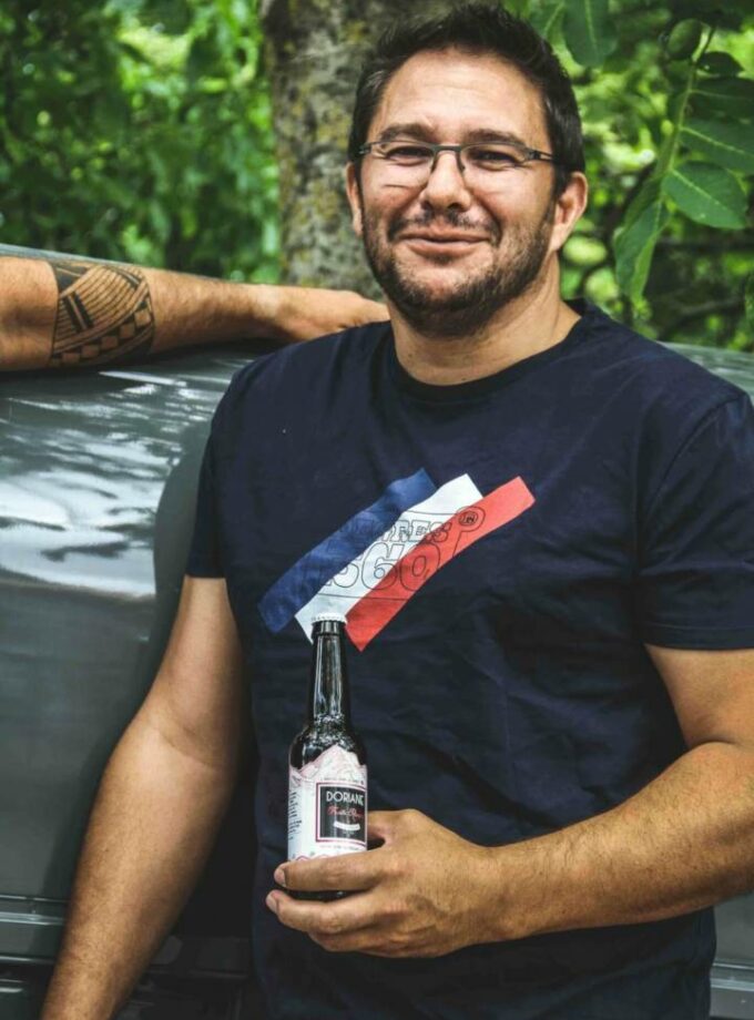 T-shirt Diagonal Marine – Homme – MIF